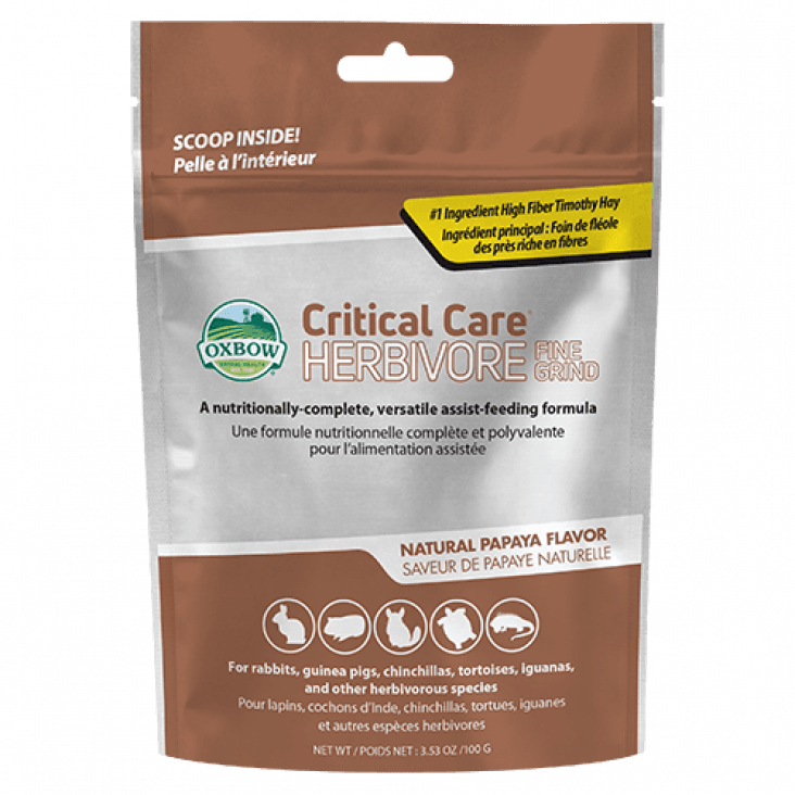 Critical Care Herbivore Fine Grind Front2 732 732 s